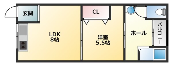 丸陣マンションの物件間取画像